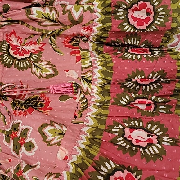 FARM RIO Aura Floral Cotton Skater Mini Dress - Picture 4 of 13